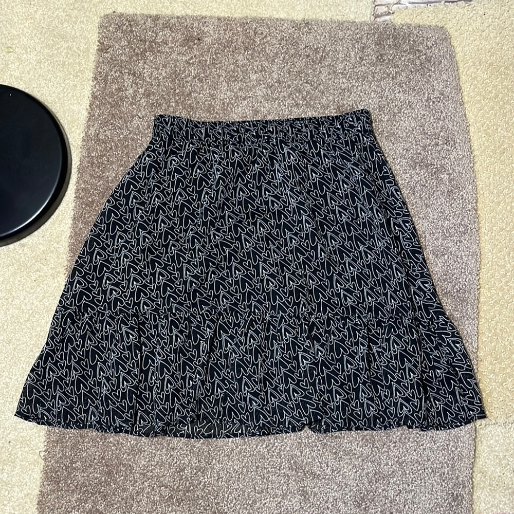 NWOT Loft Heart Skirt XS